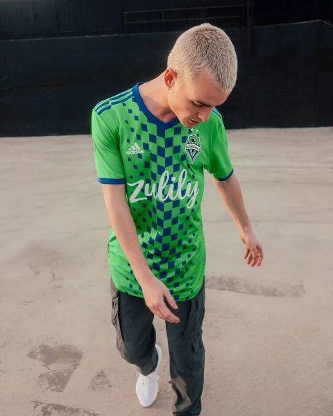 Seattle Sounders Voetbaltenue 2022-2023 Thuisshirt